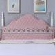 Customized European style bedside cover with irregular quilted fabric