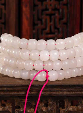 藕粉多圈气质手串和田玉男女款
