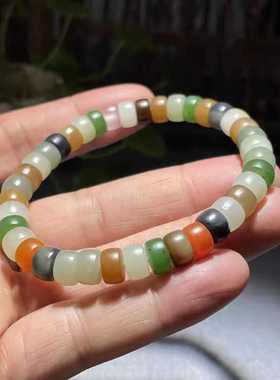 单圈天然多宝新疆和田玉直切款