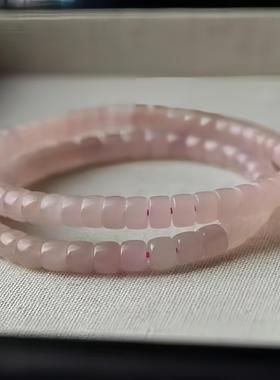 天然和田玉冰底晴水直切手串