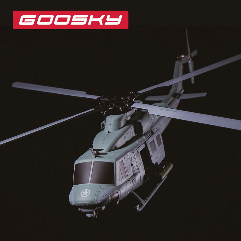新品 UH-1Y毒液直升机 谷天科技E2像真机 休伊航模仿真机 3D特技 - 图3