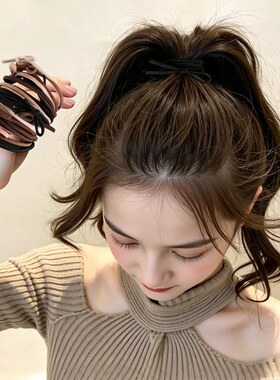 皮筋女高马尾高弹力耐用头绳女士