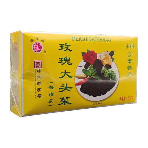 通海酱菜玫瑰大头菜开胃咸菜下饭菜黑大头传统香脆新鲜腌制黑三剁 - 图0