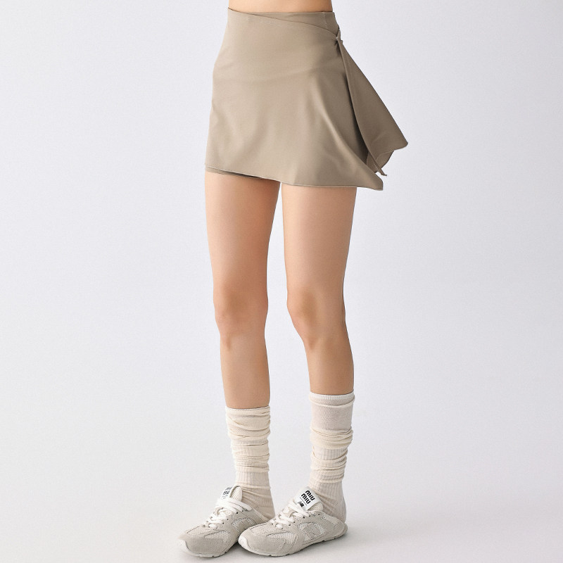 运动短裤女假两件新款速干跑步普拉提网球羽毛球瑜伽服宽松裙套装,淘宝优惠券,粉丝福利购,淘宝优惠卷