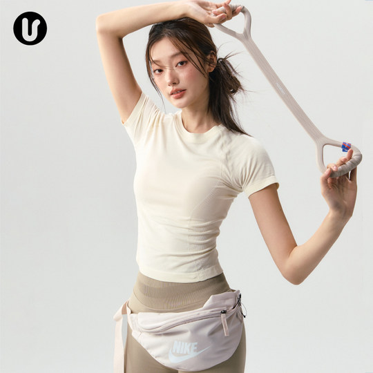 Umeko quick-drying sports short-sleeved women's stretch yoga clothes