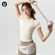 Umeko quick-drying sports short-sleeved women's stretch yoga clothes