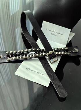 中性PU合金朋克多层手环