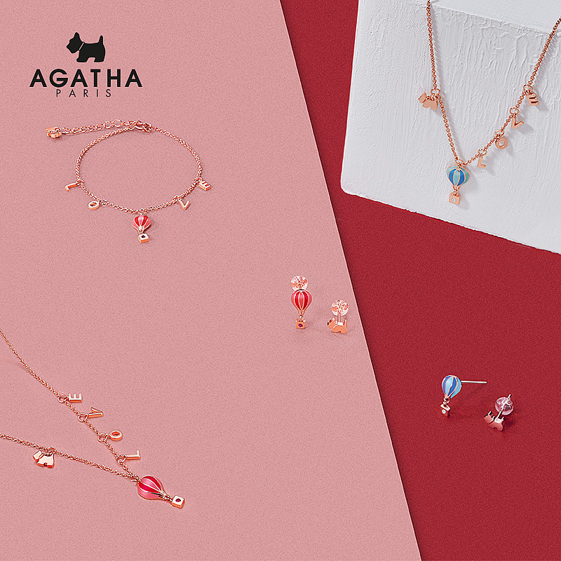 【新年礼物】agatha瑷嘉莎女情侣手链 agatha海外手链
