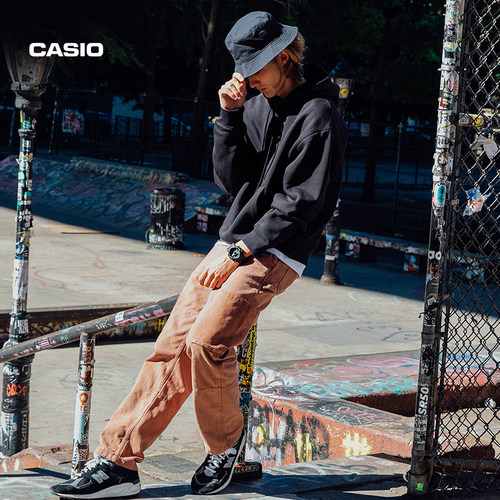 卡西欧旗舰店黑武士手表男女学生初高中电子gshock官方正品GA-110 - 图3