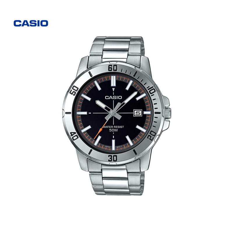 卡西欧旗舰店mtp-vd01l防水男手表 casio手表海外日韩腕表