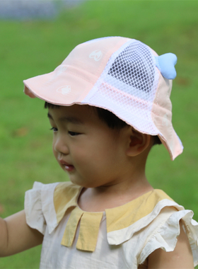 遮阳帽婴儿薄款夏季太阳帽