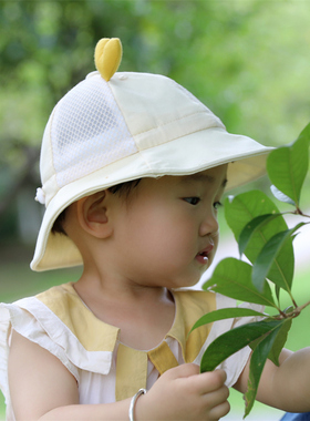 夏季婴儿太阳帽薄款防晒