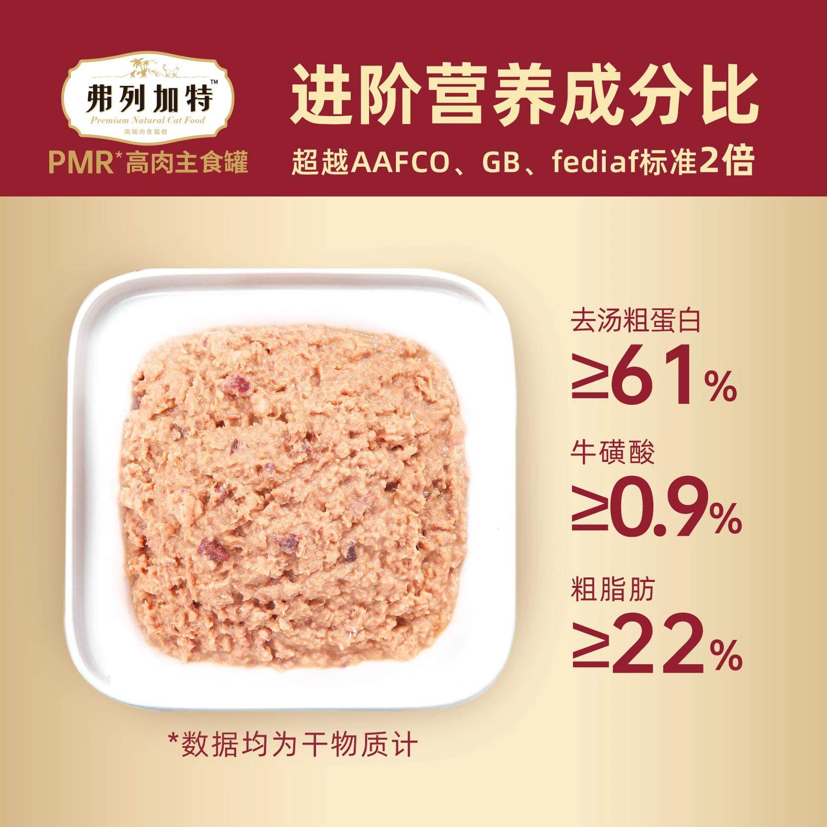 弗列加特98%生骨肉主食罐头成猫粮湿粮猫咪主食餐包补水湿粮猫饭,淘宝优惠券,粉丝福利购,淘宝优惠卷