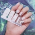 Ice lắc vodka CHEESE PIE nail sticker laser gradient in không thấm nước phụ nữ mang thai có thể xé sơn móng tay - Sơn móng tay / Móng tay và móng chân