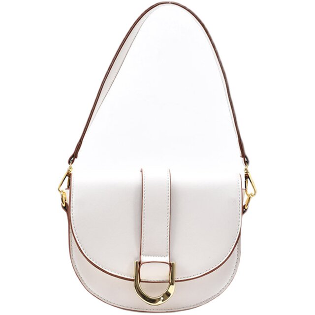 2021 new small bag female ins Internet celebrity fashionable shoulder bag armpit bag texture portable crossbody bag saddle bag