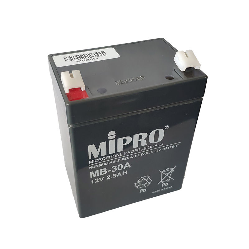 MIPRO MA-101U电池 MB-30A电池 12v 2.9Ah MA705电池-图3