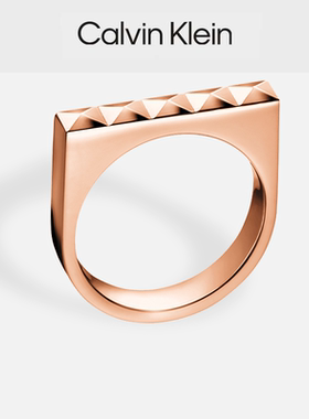 戒轻指环ck简约情侣对戒