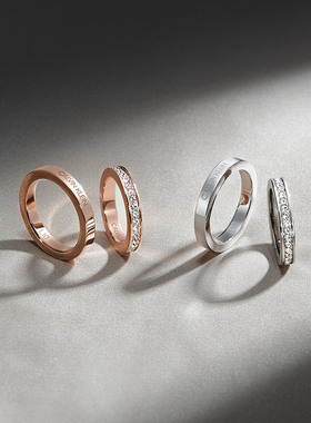 CK正品时尚情侣戒指礼物