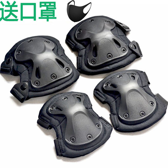 Knee pads real person cs tactical fitness running equipment