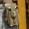 Tactical waist bag, military fan, outdoor sports mobile phone bag, storage bag, mountaineering, cycling, running, waterproof and wear-resistant hanging bag