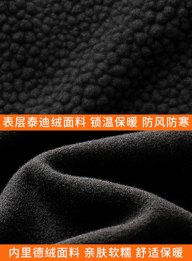 冬季保暖防风骑行帽加绒加厚护耳帽内里德绒男女同款防寒抓绒帽子