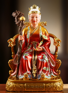 土地公婆一套家用神像摆件坐像