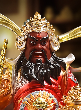 武财神赵公明神像摆件店铺开业
