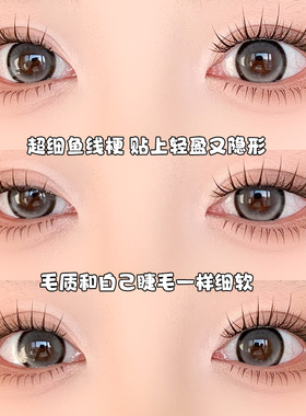 梦鹿【W-56】整条一片式假睫毛
