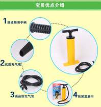 Large hand-pulling inflator 4L bidirectional manual inflator pump K inflatable boat inflatable toy tumbler inflatable toy tumbler