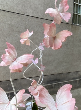 纸艺花染色纸艺蝴蝶仿真蝴蝶