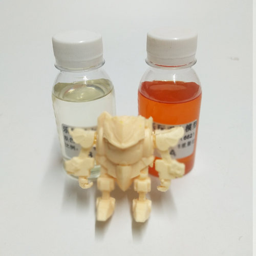 肤色AB水 PU灌模树脂胶 BJD娃娃翻模材料手办模型材料浅灰色AB水 - 图2