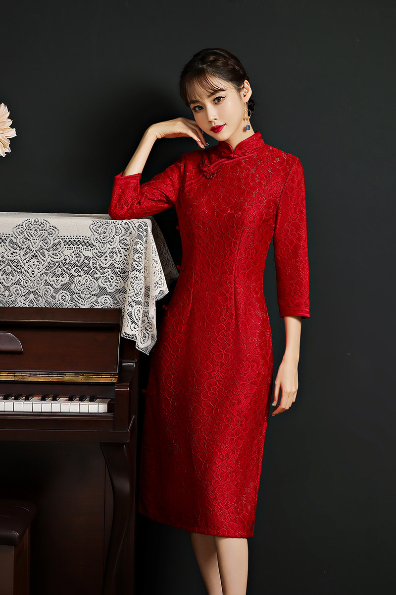 2020新款结婚新娘女古典显瘦婚纱 菲丽萱旗袍