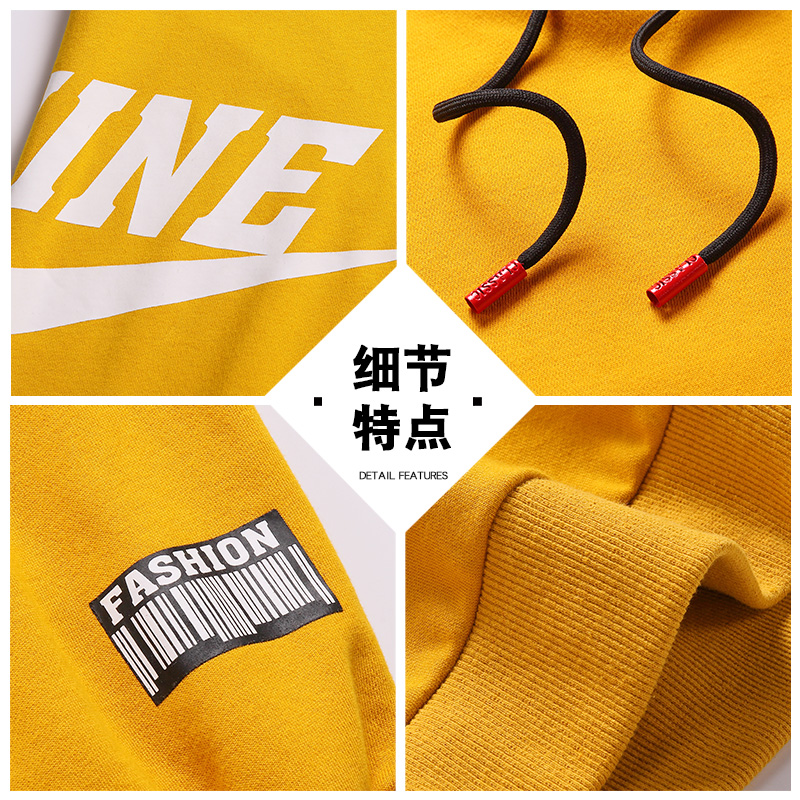 炸街连帽韩版宽松秋季款男士卫衣 巴蒂特卫衣