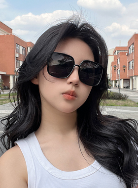 【原创设计】时尚大框防晒墨镜女