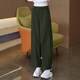 Winter velvet spring and autumn bud pants for women 2025 new style