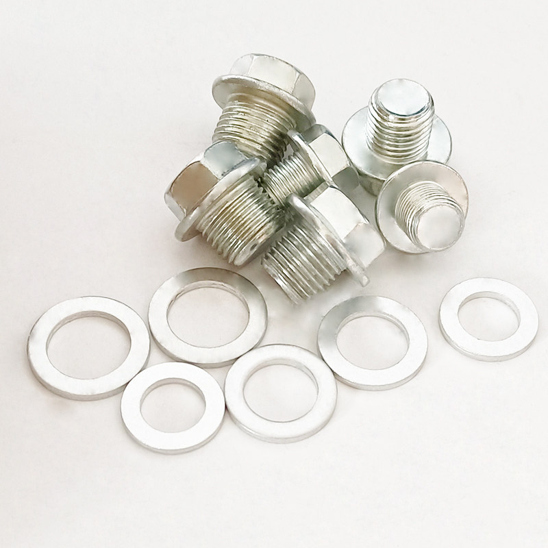 适用奇瑞A3 A5 瑞虎 艾瑞泽5/7放油螺丝发动机油底壳螺丝铝铜垫片,淘宝优惠券,粉丝福利购,淘宝优惠卷