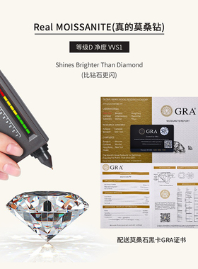 S925银纯银莫桑石方形小方糖项链方钻方块满钻钻石吊坠送女友礼物