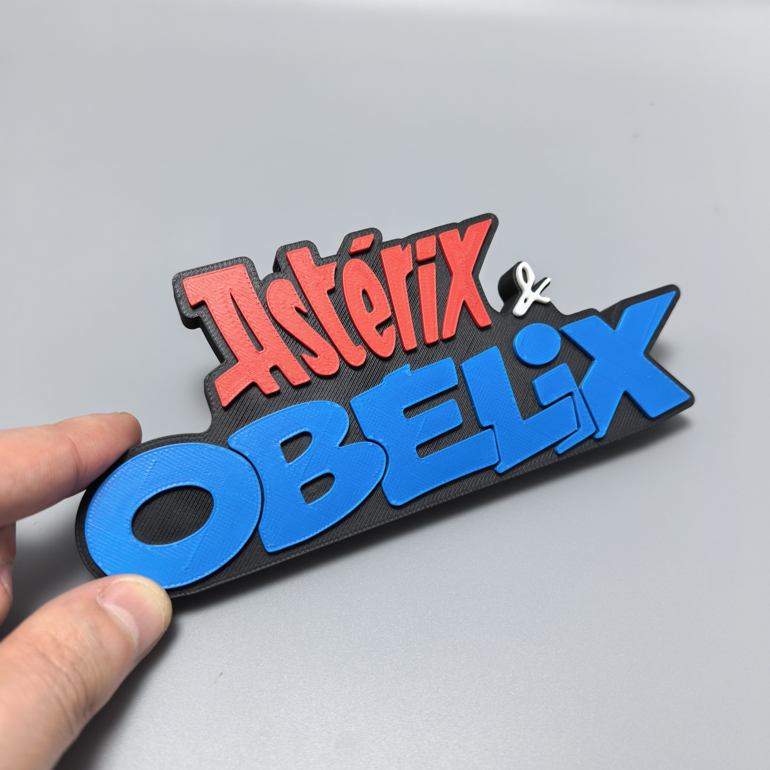 高卢英雄标志立牌动漫周边招牌3D打印创意字体模型高颜值装饰摆件,淘宝优惠券,粉丝福利购,淘宝优惠卷