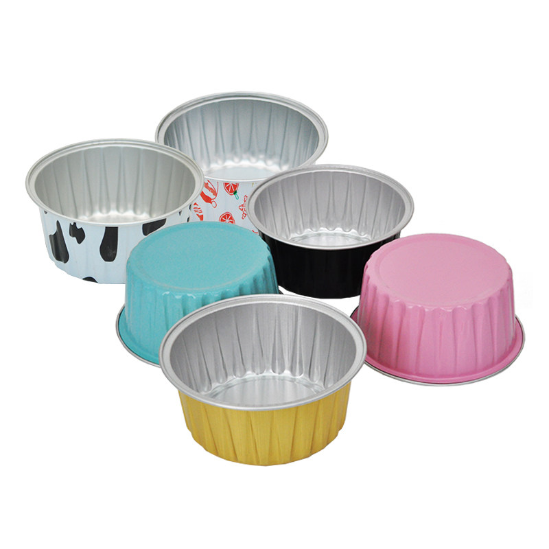 85金色圆形空气炸锅锡纸杯铝箔布丁烘焙芝士蛋糕雪媚娘模具包装盒,淘宝优惠券,粉丝福利购,淘宝优惠卷