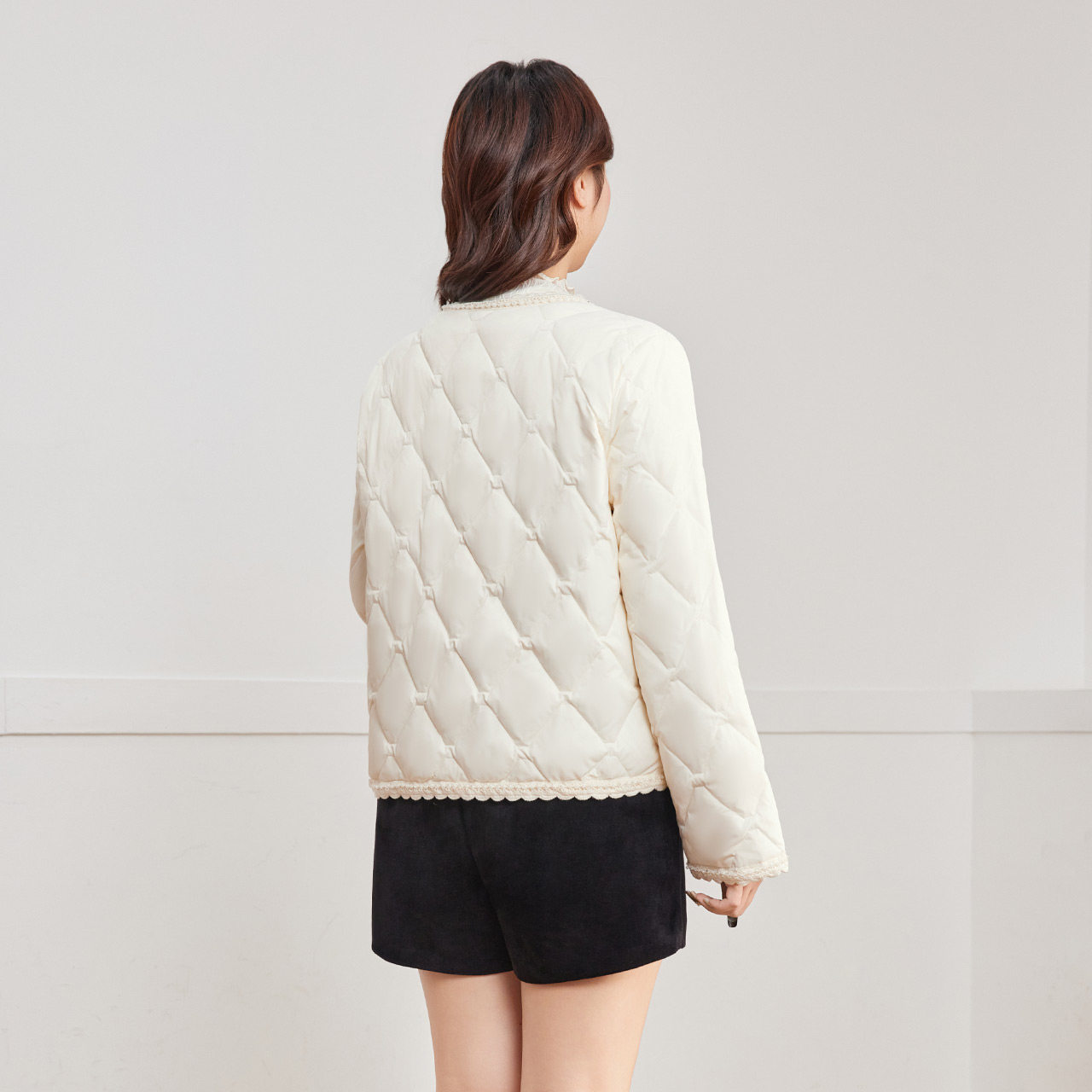 IEF/爱依服【大码女装】2025冬季新款法式小香风百搭轻羽绒外套,淘宝优惠券,粉丝福利购,淘宝优惠卷