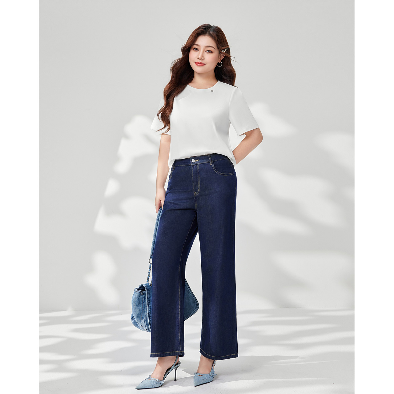 IEF/爱依服大码女装2025短袖上衣2025夏季新款韩版通勤气质T恤