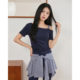 Aiyi ເຄື່ອງນຸ່ງຫົ່ມສໍາເລັດ outfit 2026 summer ຄົນອັບເດດ: ເກົາຫຼີໃຫມ່ອອກແບບ trousers ເທິງແລະຕ່ໍາ