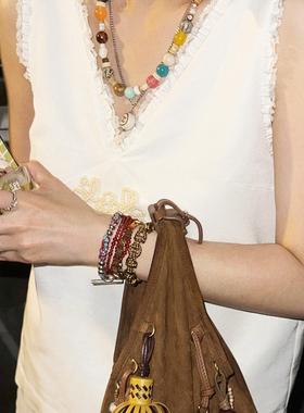 waki 斐济夏日 Fiji Summer 度假感彩色春夏串珠项链小众时尚百搭