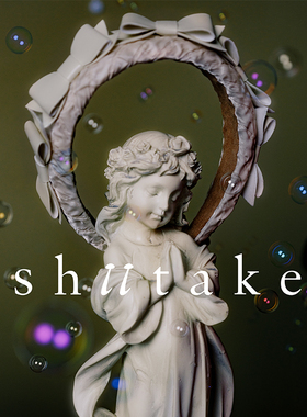 Shiitake蝴蝶结提花发箍