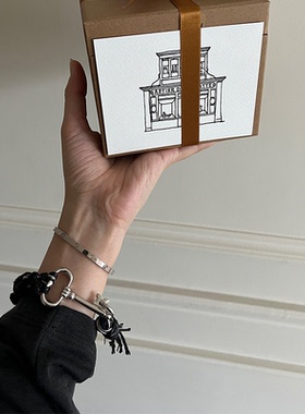 Picnique 部落之门钥匙编绳粗手链原创小众欧美风个性手串