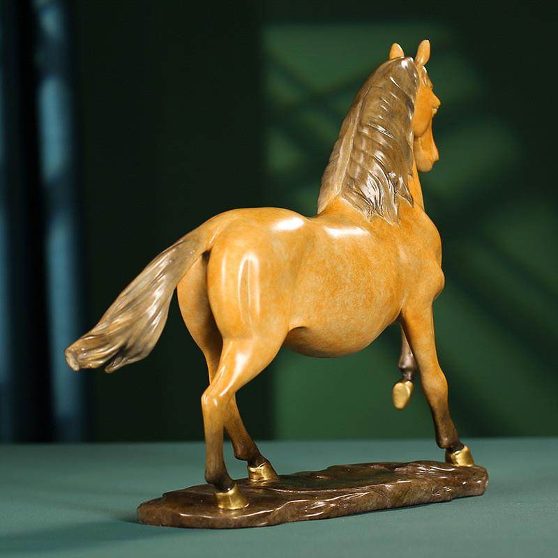 全铜彩铜马到成功骏马创意摆设家居客厅办公室酒柜玄关工艺品摆件,淘宝优惠券,粉丝福利购,淘宝优惠卷