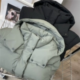 Короткий пуховик, куртка, зимняя толстовка с капюшоном, Испания, увеличенная толщина, 2022