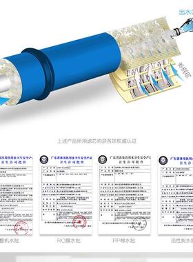 美的商务机20寸PP活性炭RO反渗透