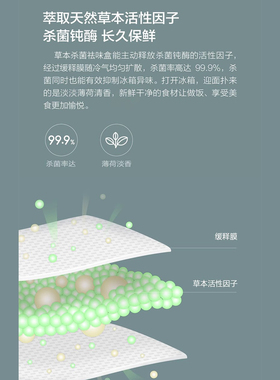 云米冰箱祛除异味草本保鲜防串味食品级杀菌除臭盒家用净化神器