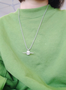 一博同款项链周边滑板ins铁链